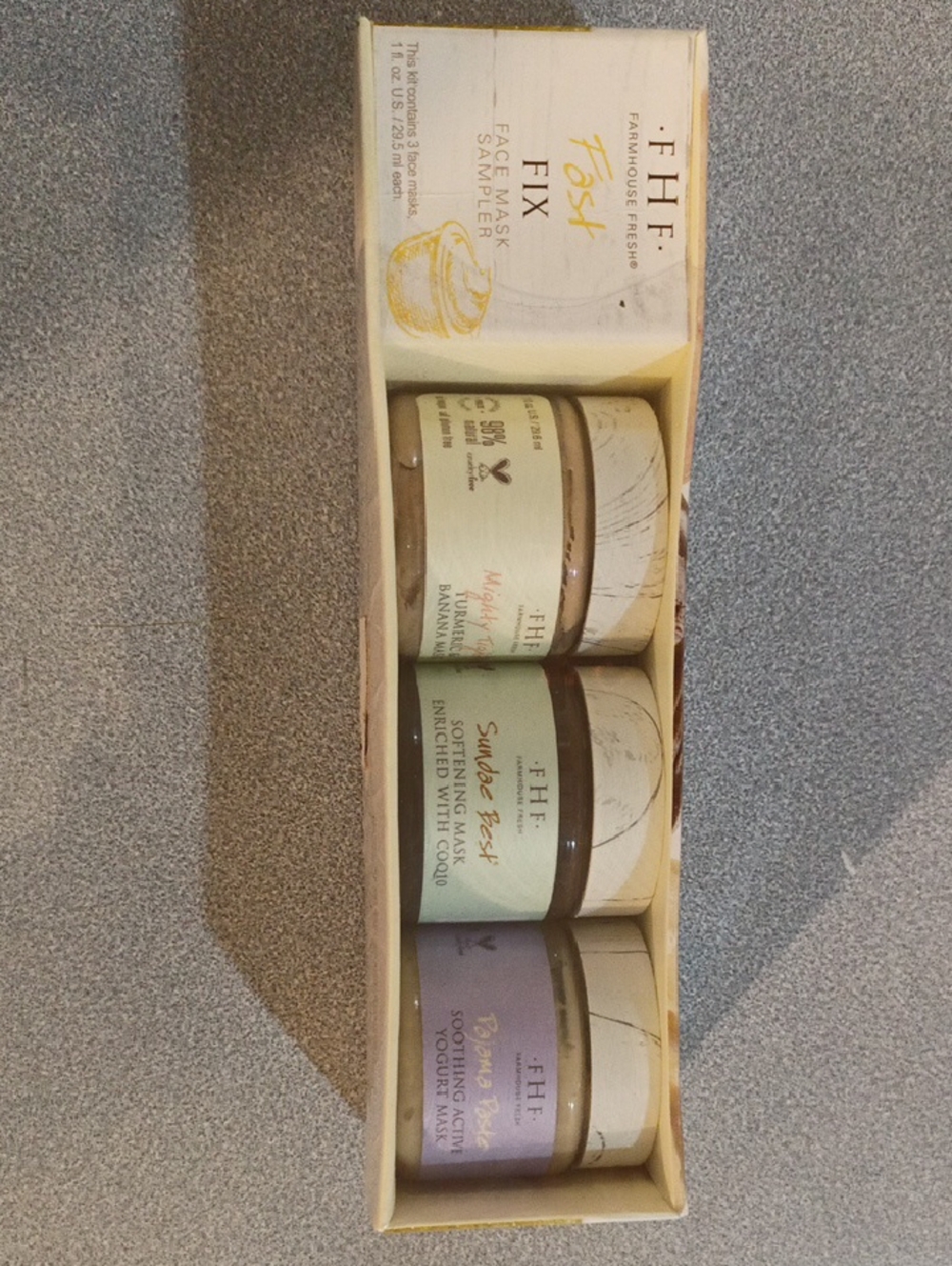 Farmhouse Fresh Fast Fix Face Mask Sampler NWT